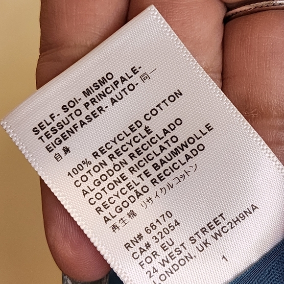 Urban Renewal Green Satin Recycled Cotton Night Gown size S/P - Picture 11 of 13